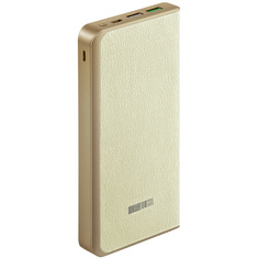 Внешний аккумулятор InterStep PB12000 Beige, 12000 mAh, QC3.0 Type-C DualIN