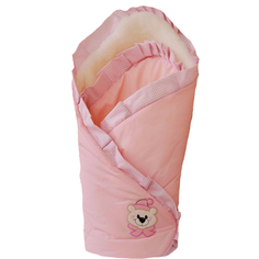 Одеяло на выписку Арго «Мишка» розовое Argo