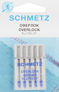 Набор игл Schmetz №80-90 ELx705 CF 5шт