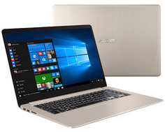 Ноутбук ASUS VivoBook S15 S510UQ-BQ176T 90NB0FM1-M06710 (Intel Core i7-7500U 2.7 GHz/8192Mb/1000Gb+128Gb SSD/No ODD/nVidia GeForce 940M 2048Mb/Wi-Fi/Bluetooth/Cam/15.6/1920x1080/Windows 10 64-bit)