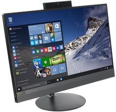 Моноблок Lenovo IdeaCentre AIO 520-22IKL MS Black F0D4000TRK (Intel Pentium G4560T 2.9 GHz/4096Mb/1000Gb/No ODD/AMD Radeon 530 2048Mb/Wi-Fi/Bluetooth/Cam/21.5/1920x1080/Windows 10 Home 64-bit)