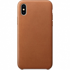 Аксессуар Чехол APPLE iPhone X Leather Case Saddle Brown MQTA2ZM/A
