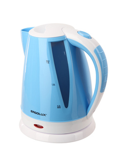 Чайник Ergolux ELX-KP02-C35 Light Blue-White 13118