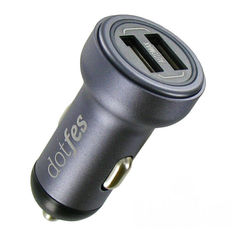 Зарядное устройство Dotfes B05 2xUSB 3.4A Tarnish 03184