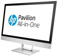 Моноблок HP Pavilion AIO 24-r015ur White 2MJ44EA (Intel Core i5-7400T 2.4 GHz/8192Mb/1000Gb/DVD-RW/AMD Radeon 530 2048Mb/Wi-Fi/Bluetooth/Cam/23.8/1920x1080/Windows 10 64-bit)