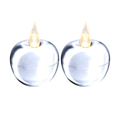 Светодиодная свеча Star Trading AB LED Яблоко мини 2шт Silver 067-08