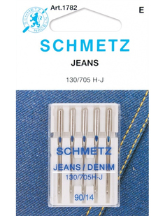 Набор игл для джинсы Schmetz №90 130/705H-J 5шт