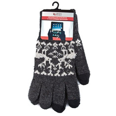 Теплые перчатки для сенсорных дисплеев Liberty Project Олени L Grey R0000502