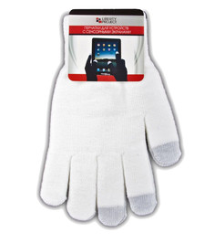Теплые перчатки для сенсорных дисплеев Liberty Project S White R0000495