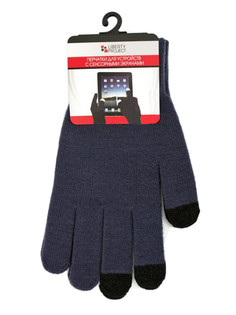 Теплые перчатки для сенсорных дисплеев Liberty Project M Dark Grey CD125828