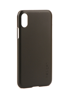 Аксессуар Чехол Spigen Case Thin Fit для APPLE iPhone X Matte Black 057CS22108