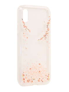 Аксессуар Чехол Spigen Liquid Crystal Blossom для APPLE iPhone X Crystal-Transparent 057CS22121