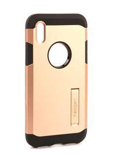 Аксессуар Чехол Spigen Tough Armo для APPLE iPhone X Gold 057CS22162