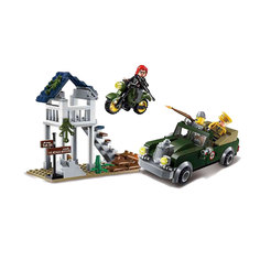 Конструктор Enlighten Brick CombatZones 1708 Спецоперация Зеро 206 дет. 233282