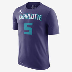 Мужская футболка НБА Nicolas Batum Charlotte Hornets Jordan Dry Nike