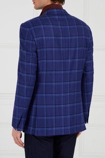 Кашемировый пиджак в клетку Canali