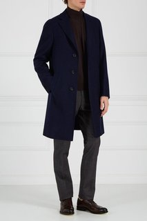 Классическое синее пальто Canali