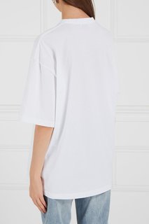 Белая футболка с логотипом Balenciaga
