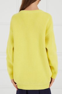 Желтый хлопковый пуловер Balenciaga