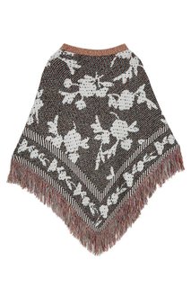 Пончо из жаккарда с цветами See by Chloé