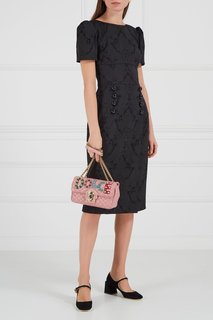 Розовая кожаная сумка Lucia Dolce&;Gabbana