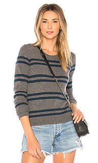 Свитер striped shrunken crew - James Perse