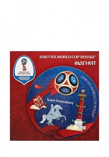 Магнит сувенирный 2018 FIFA World Cup Russia™ виниловый "Санкт-Петербург"