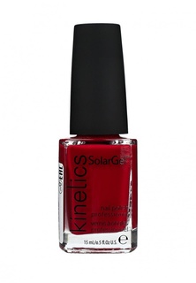 Лак для ногтей Kinetics SolarGel Polish, тон 380  Hedonist Red, бордовый, 15 мл