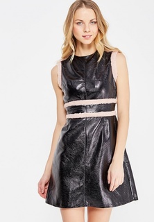 Платье LOST INK VINYL WOOL TRIM DRESS