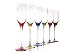Набор бокалов для шампанского "Sera-Irida" (6 шт.) Mateo