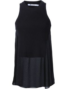 многослойный топ ребристой вязки T By Alexander Wang