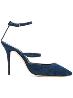 джинсовые босоножки Rihanna x Manolo Manolo Blahnik