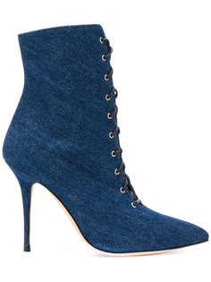 джинсовые боттнки по щиколотку Rihanna x Manolo Manolo Blahnik