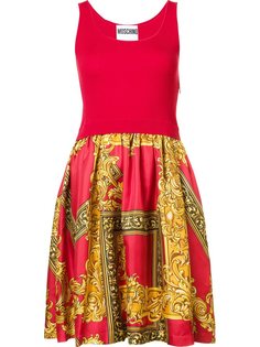 платье с принтом в стиле барокко Moschino