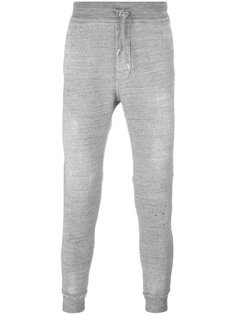 спортивные брюки с брызгами краски Dsquared2