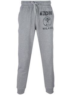 спортивные брюки с логотипом Moschino