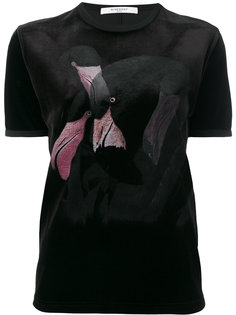 футболка с принтом черного лебедя Givenchy