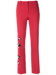 embroidered tailored trousers Martha Medeiros