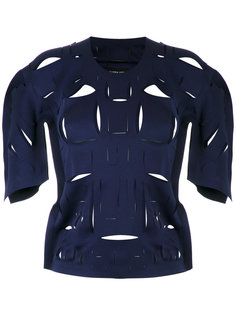cut out details blouse Gloria Coelho