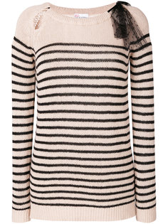 джемпер в полоску  Red Valentino