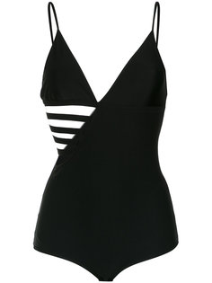 cut out details bodysuit Giuliana Romanno