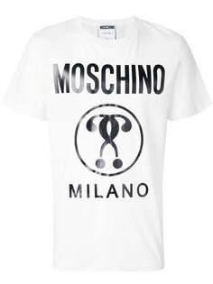 футболка с логотипом  Moschino
