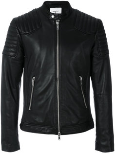 байкерская куртка из кожи ягненка Dondup