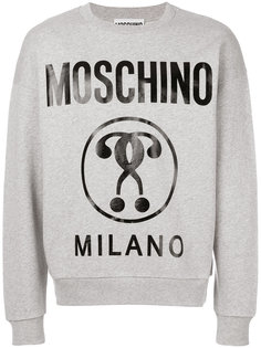 толстовка с принтом логотипа Moschino