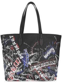 reversible printed tote Burberry