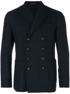 двубортный пиджак в клетку  The Gigi