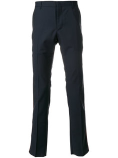 брюки с полосатыми панелями Valentino