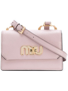 сумка через плечо с логотипом  Miu Miu