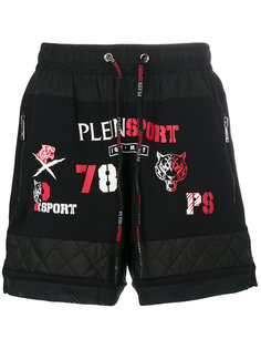 шорты с графическим принтом Plein Sport