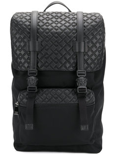 рюкзак с тисненым логотипом Versace